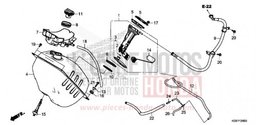 FUEL TANK NSS300AK de 2019